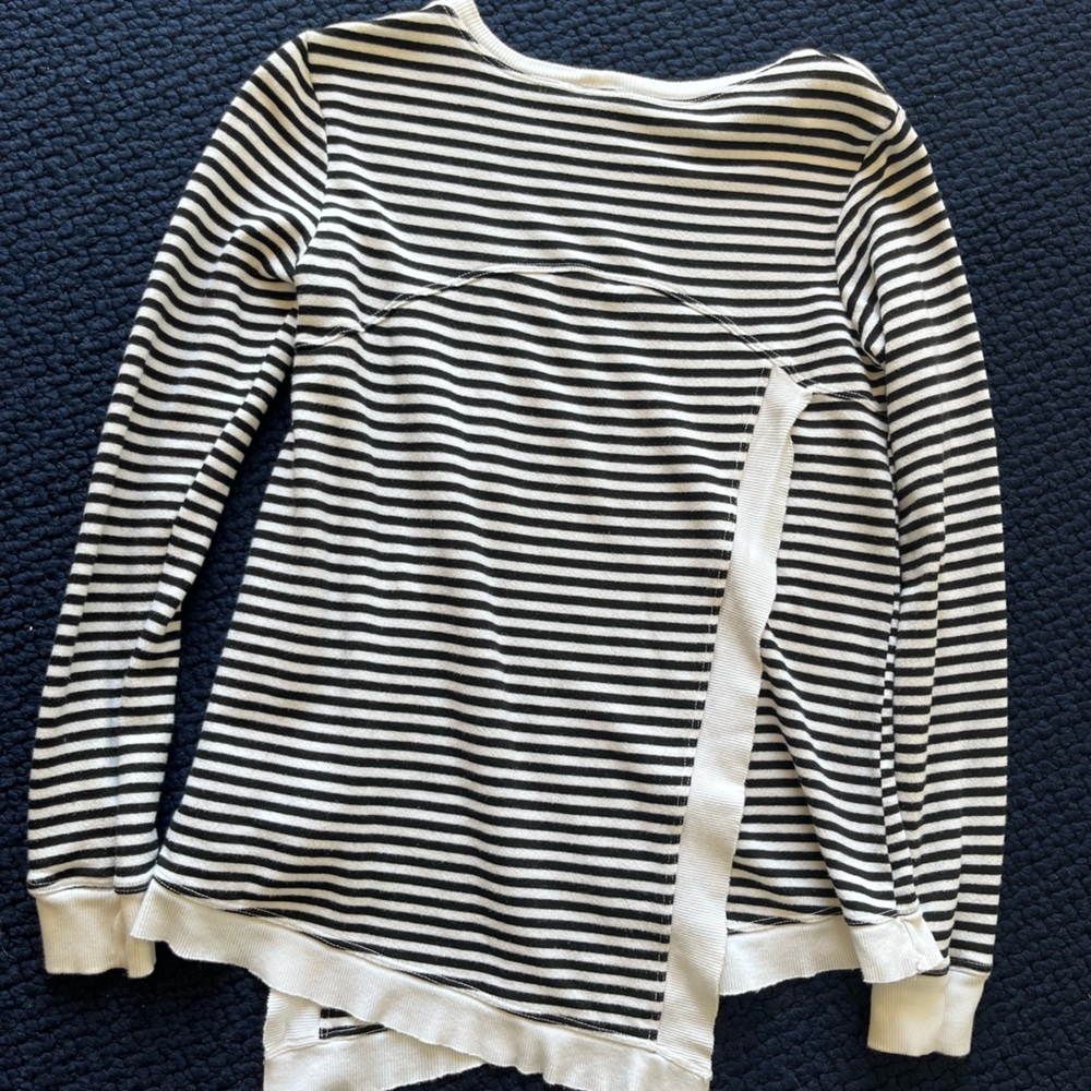 XS TOP stripe black/white